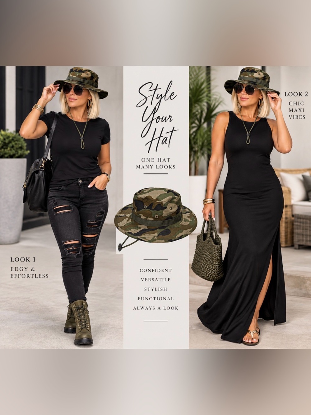 Camouflage Boonie Hat